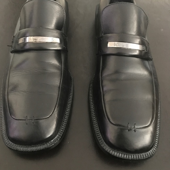 Men's Black World Studio Italian Shoe - Size: 10.5 - Picture 1 of 5